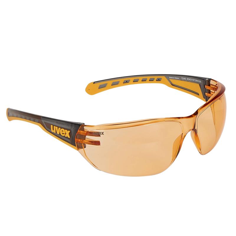 代购UVEX优维斯男女太阳镜防紫外线高遮光抗冲击轻量化橙色镜片