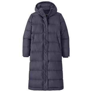 代购PATAGONIA女士羽绒服保暖防风防水长款羽绒服连帽长袖