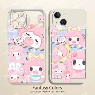 可爱手机壳piano小羊适用系列iphone15苹果14/13/12/11/X/16/pro/plus/6s/7p/8/se23/mini/max/XS周边第二三