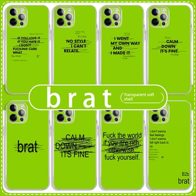 brat手机壳苹果15华为me6