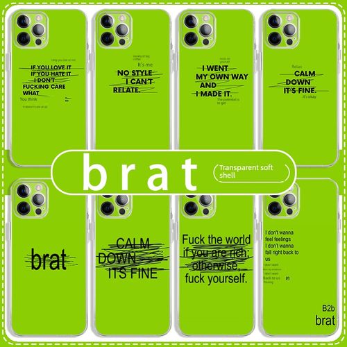 brat手机壳苹果15华为me6