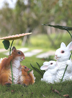 户外装饰小院子园艺摆件撑伞仿真