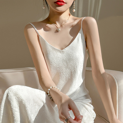 【正在清仓】醋酸吊带连衣裙女