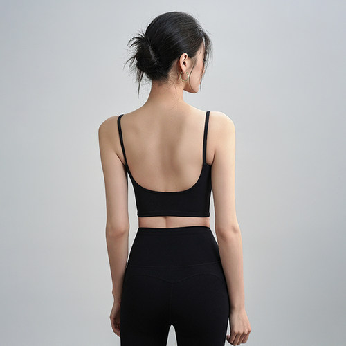 运动内衣女夏季凉感防震聚拢美背瑜伽服背心吊带跑步训练健身文胸