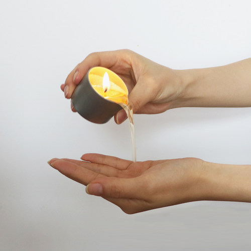 低温不烫42度蜡烛含精油椰子油