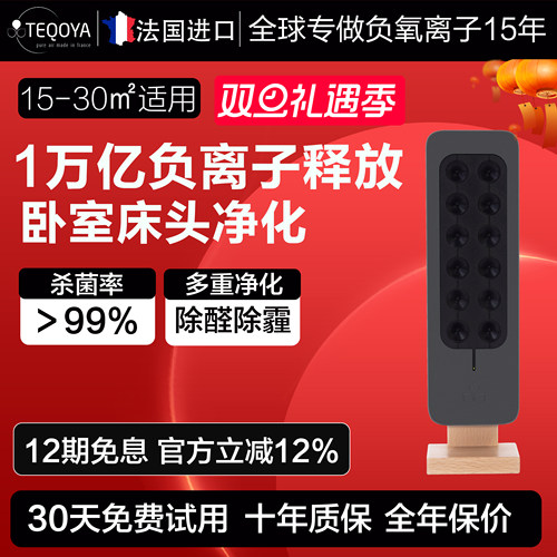 生态级负氧离子空气净化器除甲醛