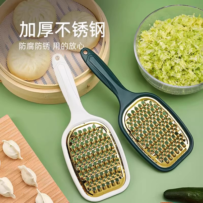 白菜擦馅器不锈钢擦丝器多功能刨丝擦菜切插剁切丝器包饺子馅擦子