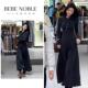 高级感内搭打底气质长裙 灰色针织连衣裙女士秋冬季 BEBE NOBLE法式