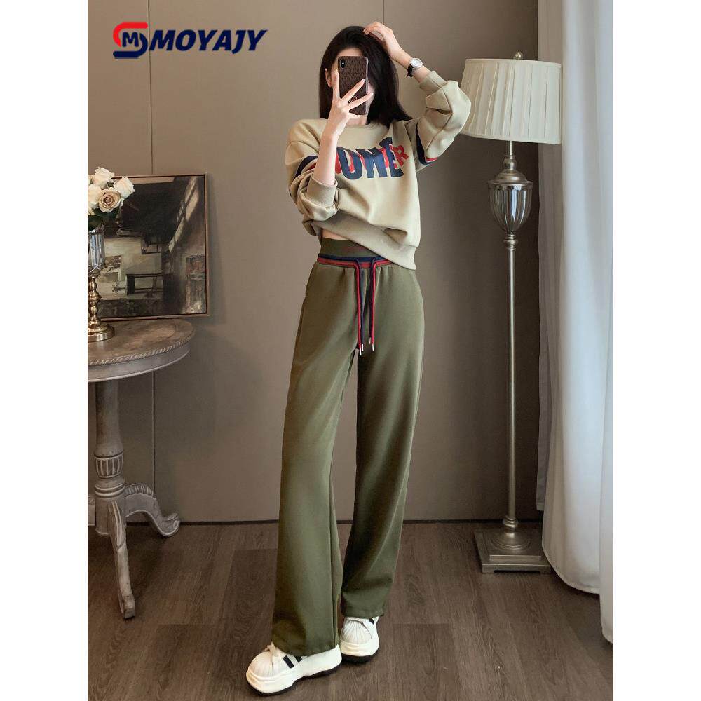 MOYAJY品牌减龄穿搭时尚宽松休闲运动套装女卫衣显瘦春秋两件套