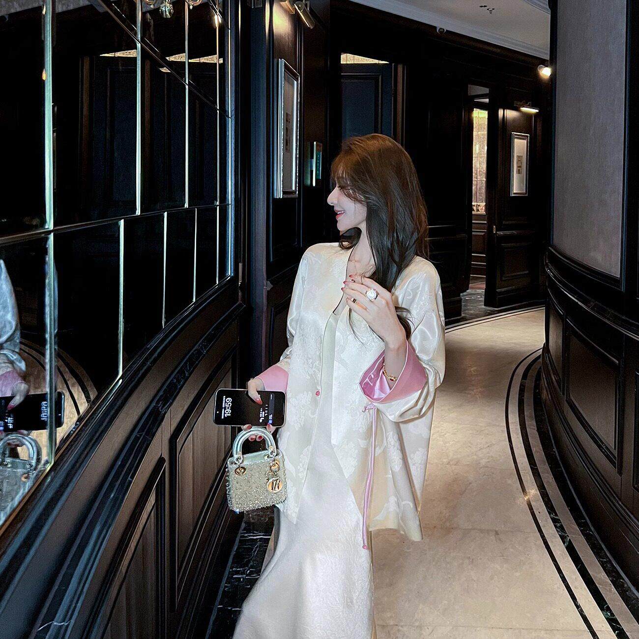 新中式国风盘扣外套女装2025春秋季新款改良流苏宽松唐装短款上衣