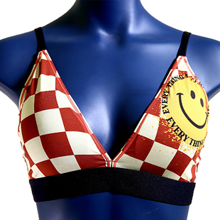 BRINK三角杯内衣文胸bra女夏薄款法式美背细肩带无钢圈莫代尔潮牌