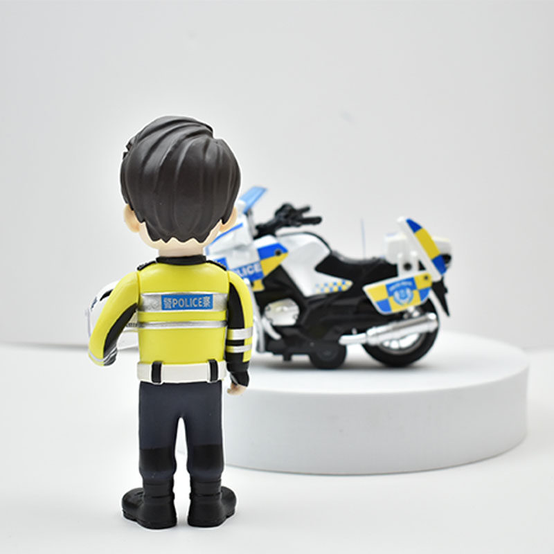 蜀黍车载公仔手办铁骑卡通模型玩偶人偶蛋糕装饰品办公室桌面装饰