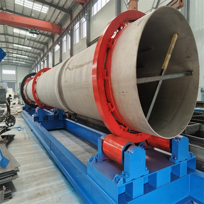 饲料豆渣单筒滚筒烘干机工业煤粉干燥设备泥污兰炭滚筒烘干机