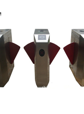 厂家直销道闸豪华烤漆翼闸 游乐场景区翼闸 景区票务门禁系统