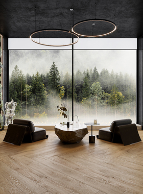 宏宇瓷砖 客厅卧室木纹砖 黑胡桃棕HCGA1518011