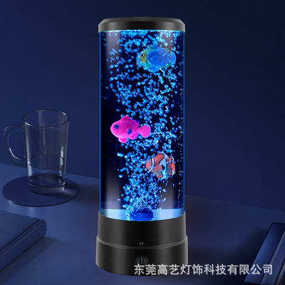 水母灯LED小夜灯儿童房卧室
