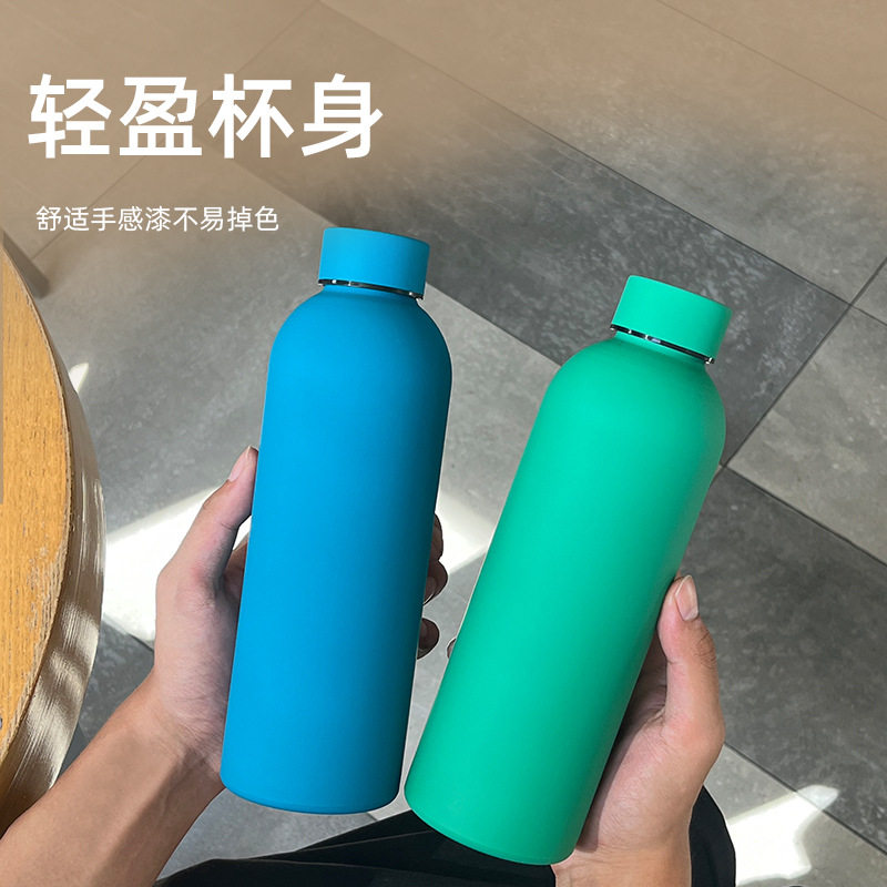 小口瓶双层直身真空304不