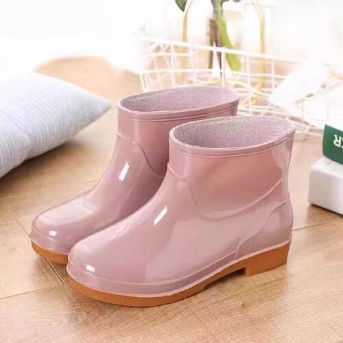 雨靴女低筒防水防滑厨房女士雨鞋短筒时尚水鞋牛筋底耐磨外穿水鞋