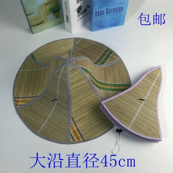 女大沿防晒斗笠越南编旅行雨草帽