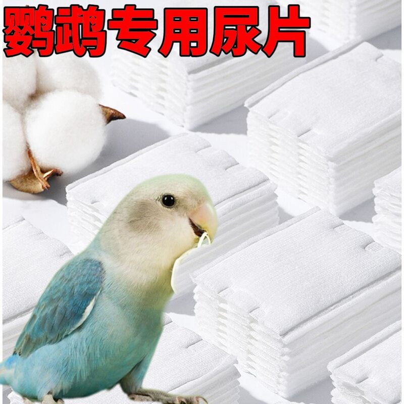 鹦鹉尿片尿不湿垫屎兜一次性隔尿布小鸟玄凤和尚虎皮牡丹用纸尿裤