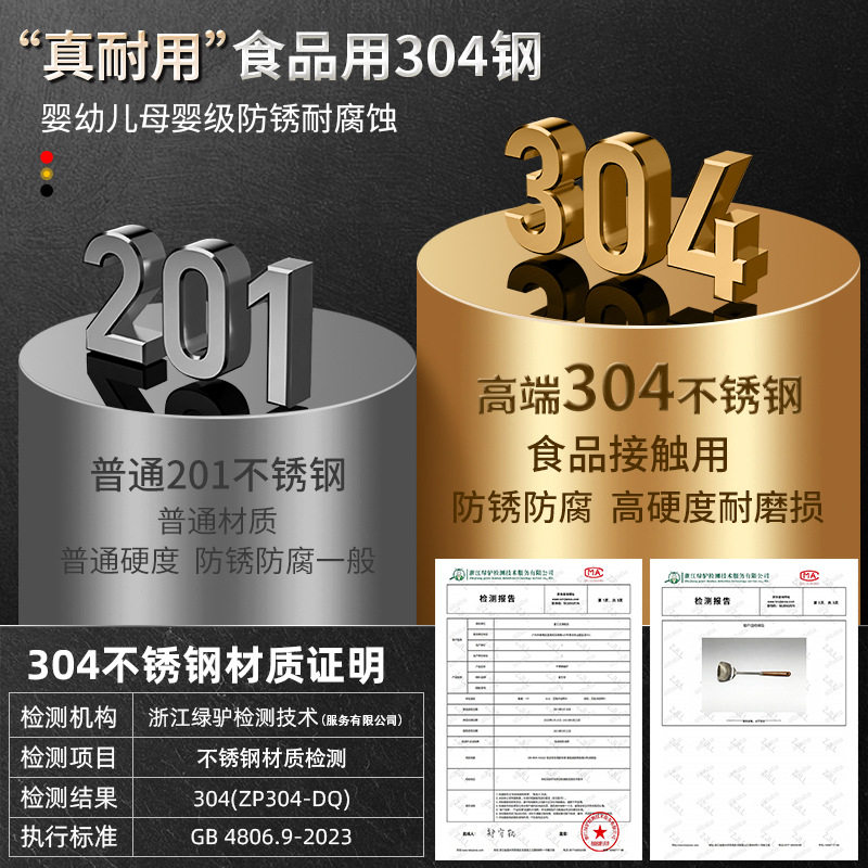 蘑菇铲304不锈钢锅铲家