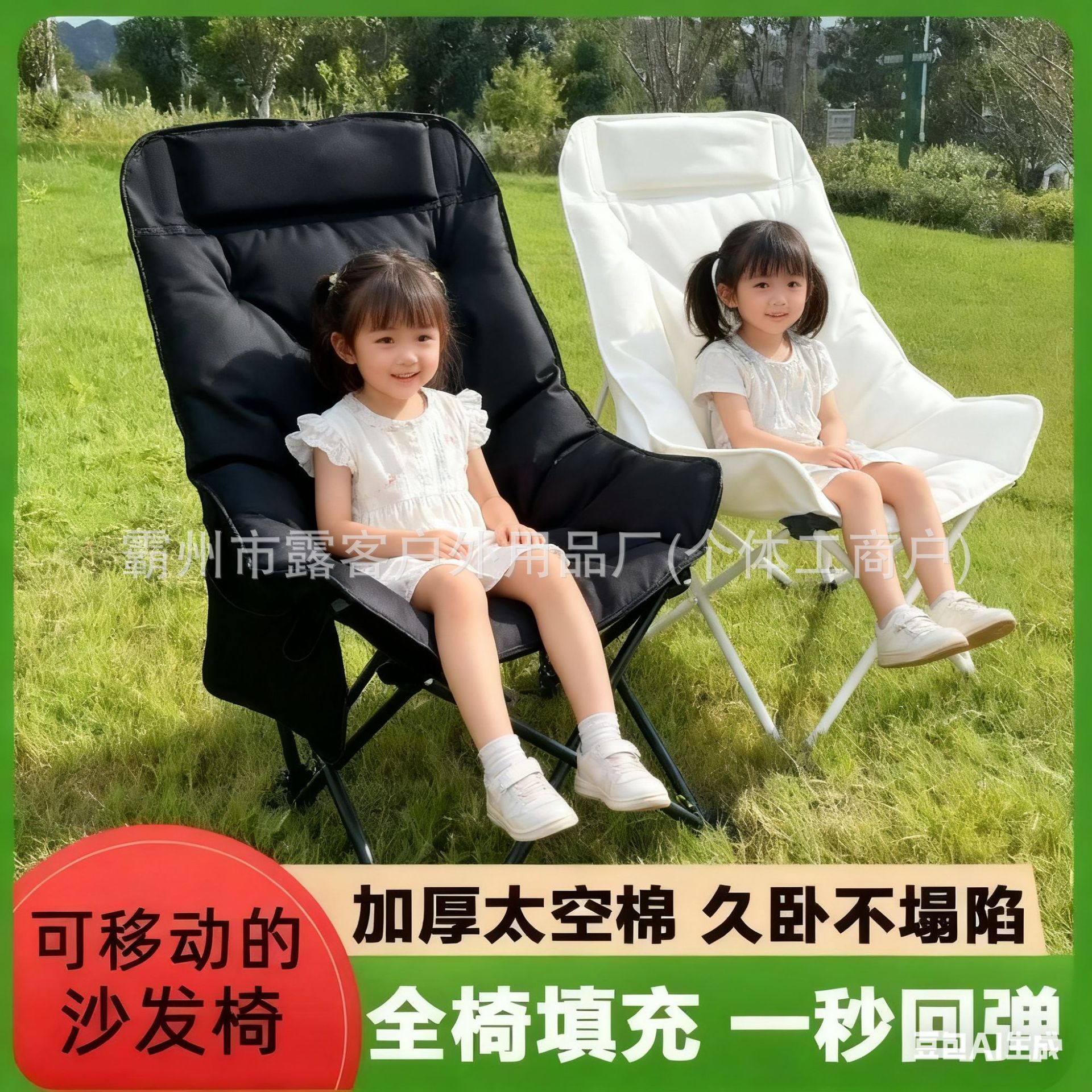 月亮椅加棉四挡调节户外