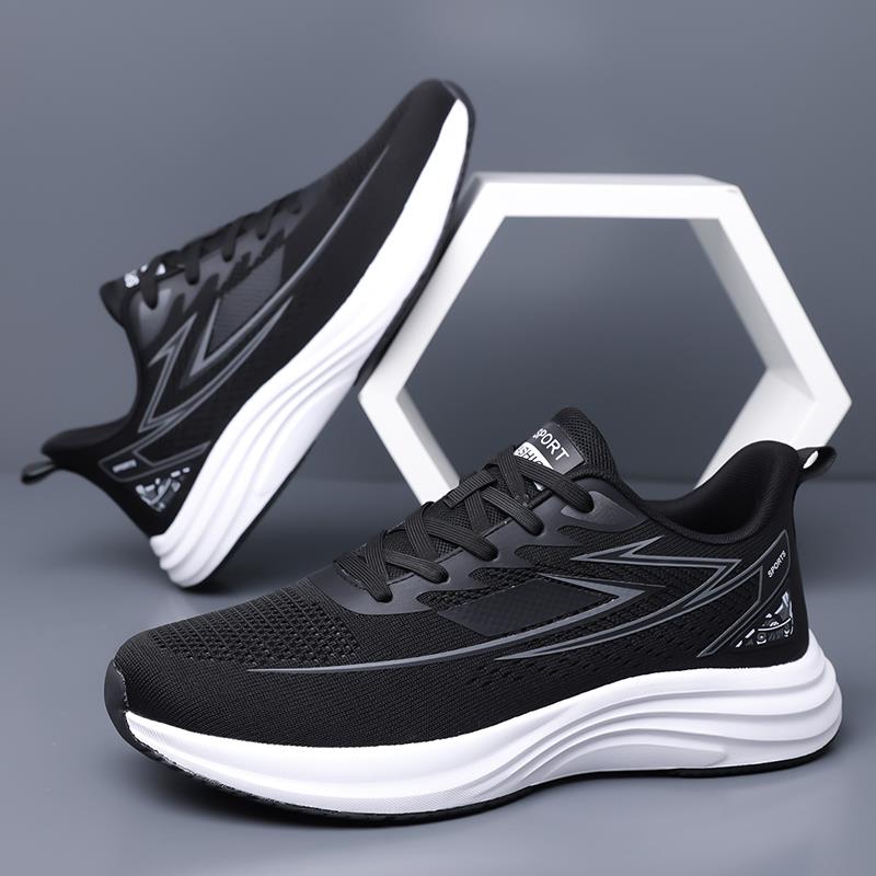 运动鞋男鞋2025秋季新款网面透气运动休闲鞋男士软底防滑跑步鞋男