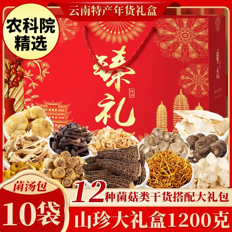 菌汤包云南特产山珍菌菇年货礼盒
