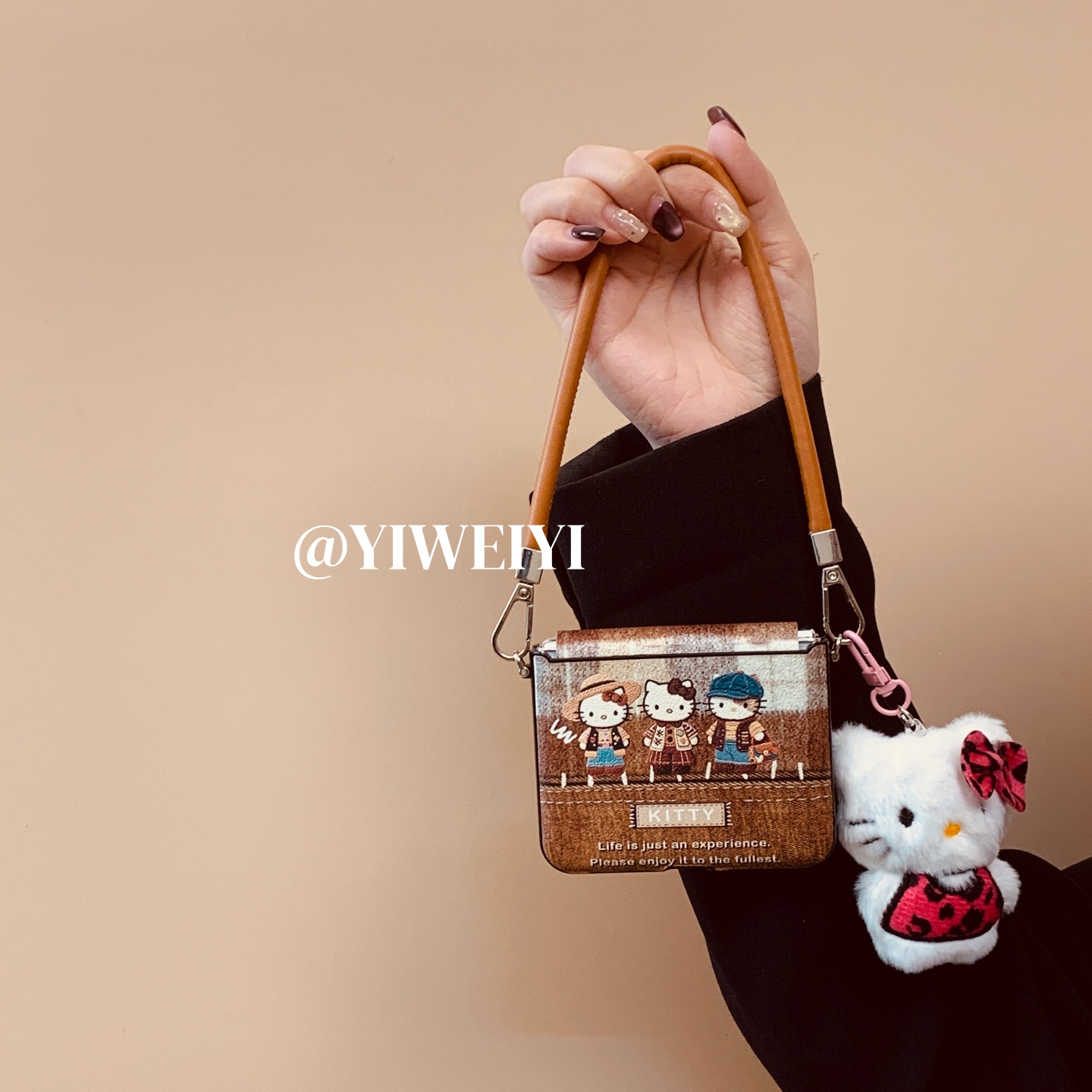 适用于荣耀手机壳折叠屏手提斜挎