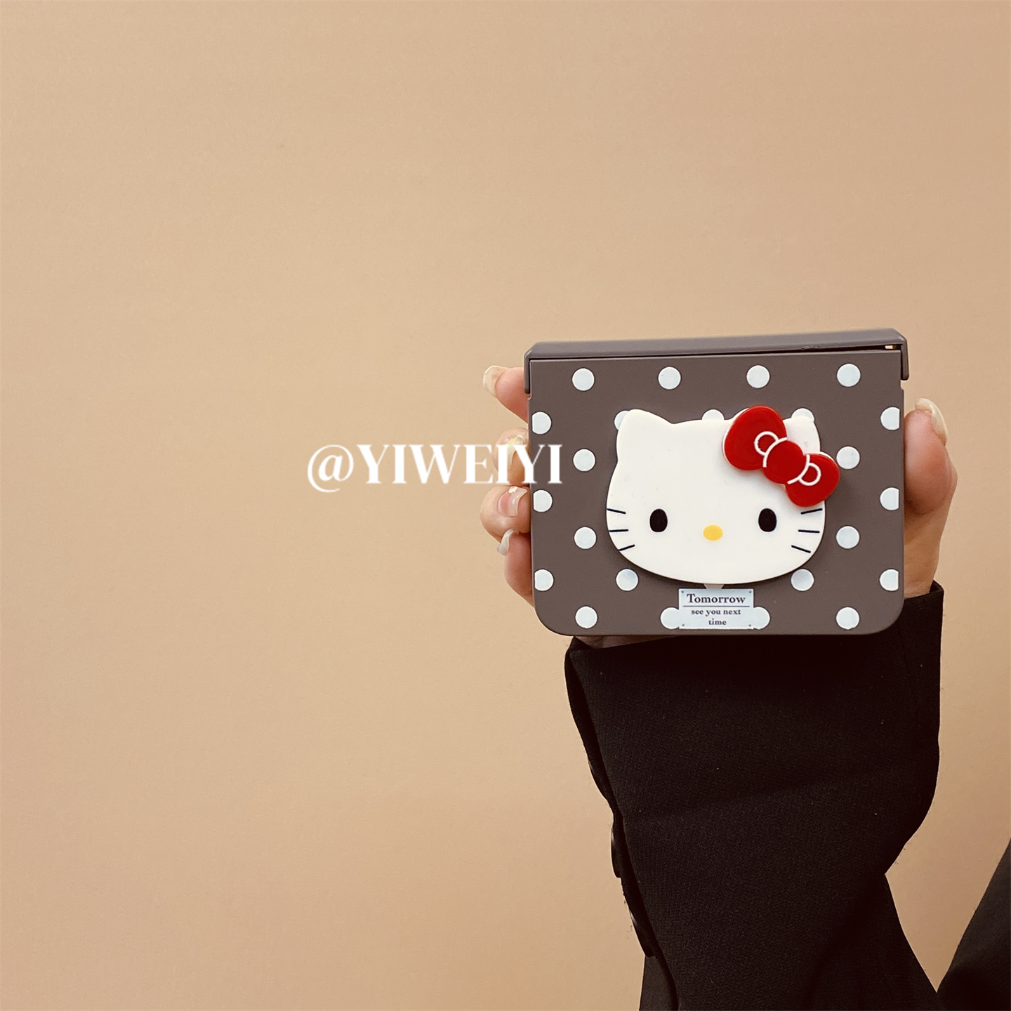 适用于小米折叠波点kitty手机壳