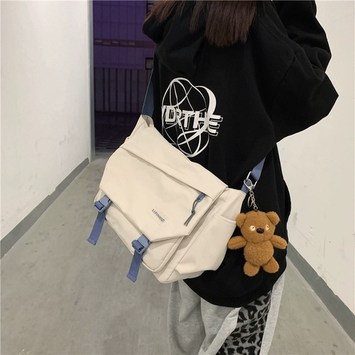 Брендовый вместительный и большой шоппер, летняя сумка на одно плечо, сумка через плечо, подходит для студента