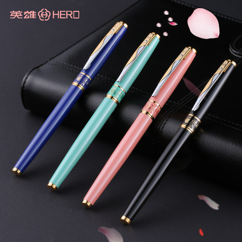 英雄女士送礼盒装签字笔定制logo