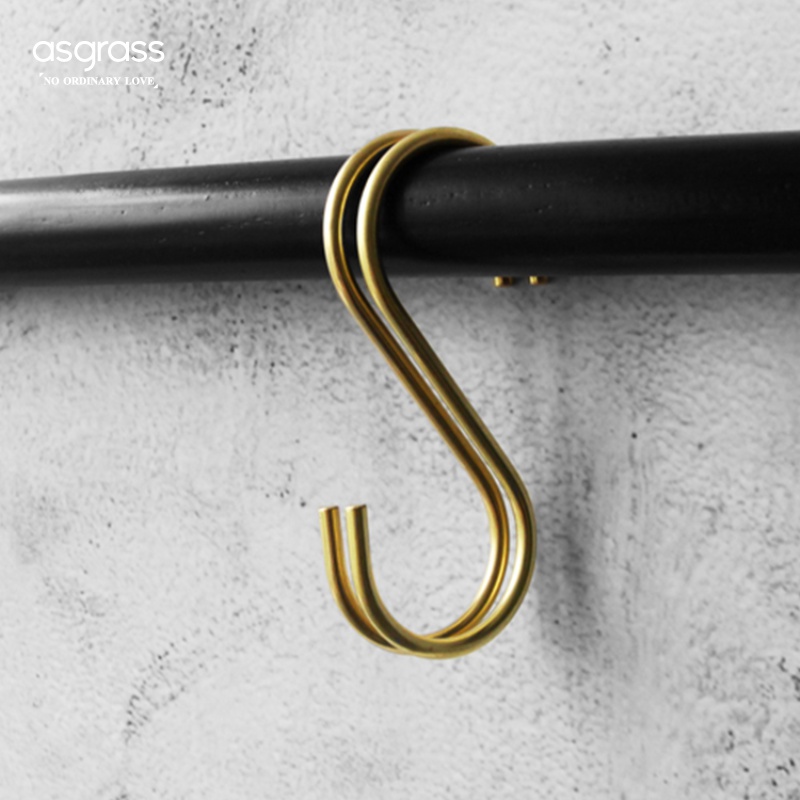 asgrass Northern Europe ins bedroom Home Furnishing Kitchenware Shelf Coat rack Entrance originality New products brass Hooksin the Home accessories , Decorative hooks  category - from Buy2taobao.com to provide professional Taobao agent buy service