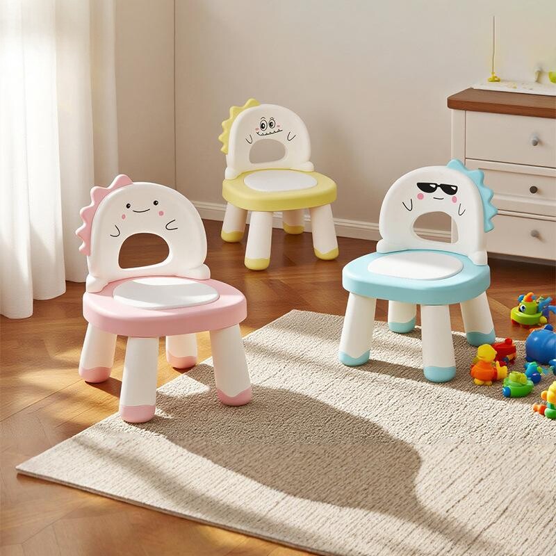 儿童靠背椅子宝宝叫叫椅幼儿园凳婴儿塑料板凳小孩家用座椅