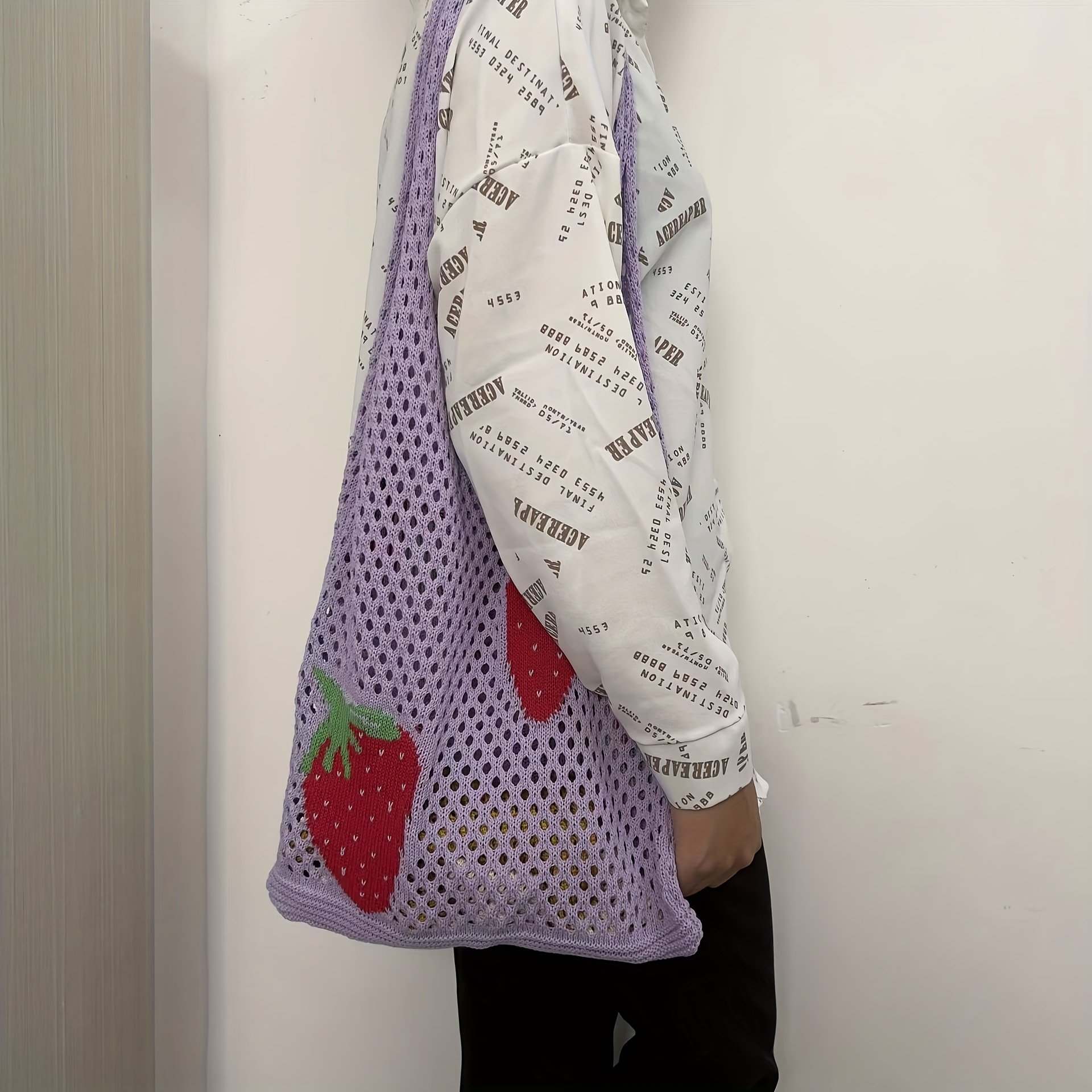 针织包包网眼托特包镂空包草莓包毛线包女包潮沙滩包ins韩系,箱包皮具/热销女包/男包,编织包,淘宝优惠券,粉丝福利购,淘宝优惠卷