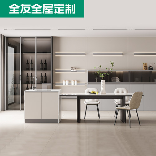 全友定制酒柜餐边柜隔断
