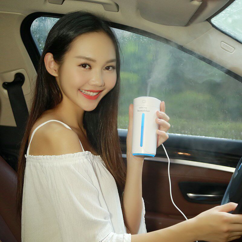 清新防静电提神可加精油过滤器车载空气净化器香薰加湿喷雾专业降