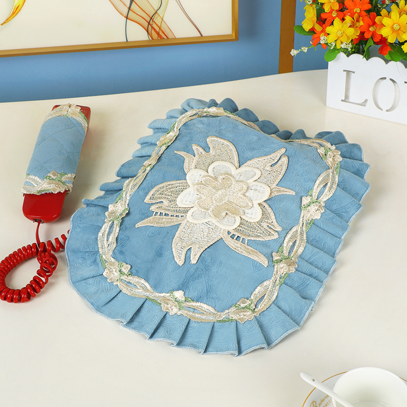 座机电话保护套固话机盖布盖巾罩