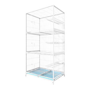 猫笼猫繁殖笼三层猫笼子繁殖笼繁育笼猫舍猫笼繁殖双层家用鸽子笼