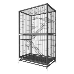 欣乐森松鼠笼三层龙猫貂笼花枝鼠别墅龙猫柜笼大号貂笼宠物鸟笼