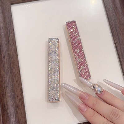 镶钻女士充电打火机水钻点烟器