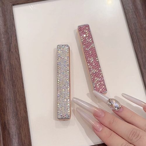 镶钻女士充电打火机水钻点烟器