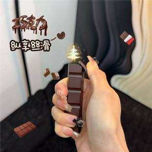 可爱萌 创意稀奇古怪解压送男友新款 新款 创意巧克力充气打火机个性