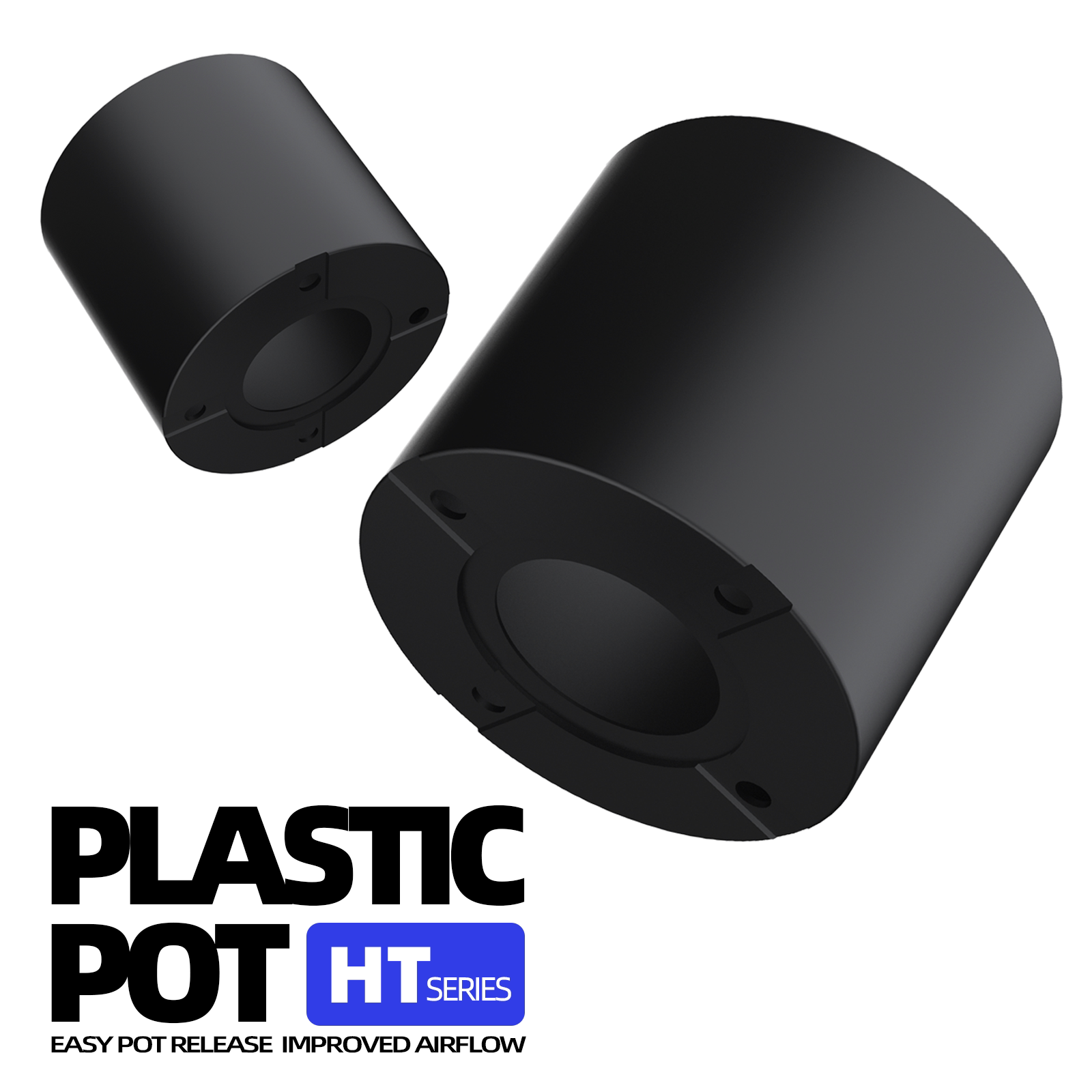 PMS北欧风装修耐用园艺盆块根植物多肉花器蝴蝶兰透气透水龙舌兰