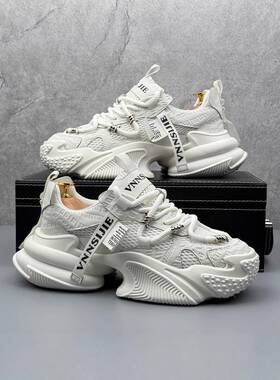 细节恰到好处Minimalism Aquaman网面透气覆古老爹鞋男内增高厚底