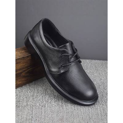 意大利设计风『DMXUXM』!高端大气!头层牛皮商务厚底休闲皮鞋男潮