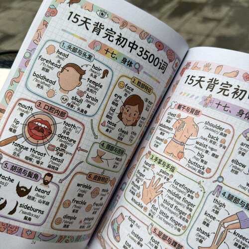 15天背完初中3500词英语