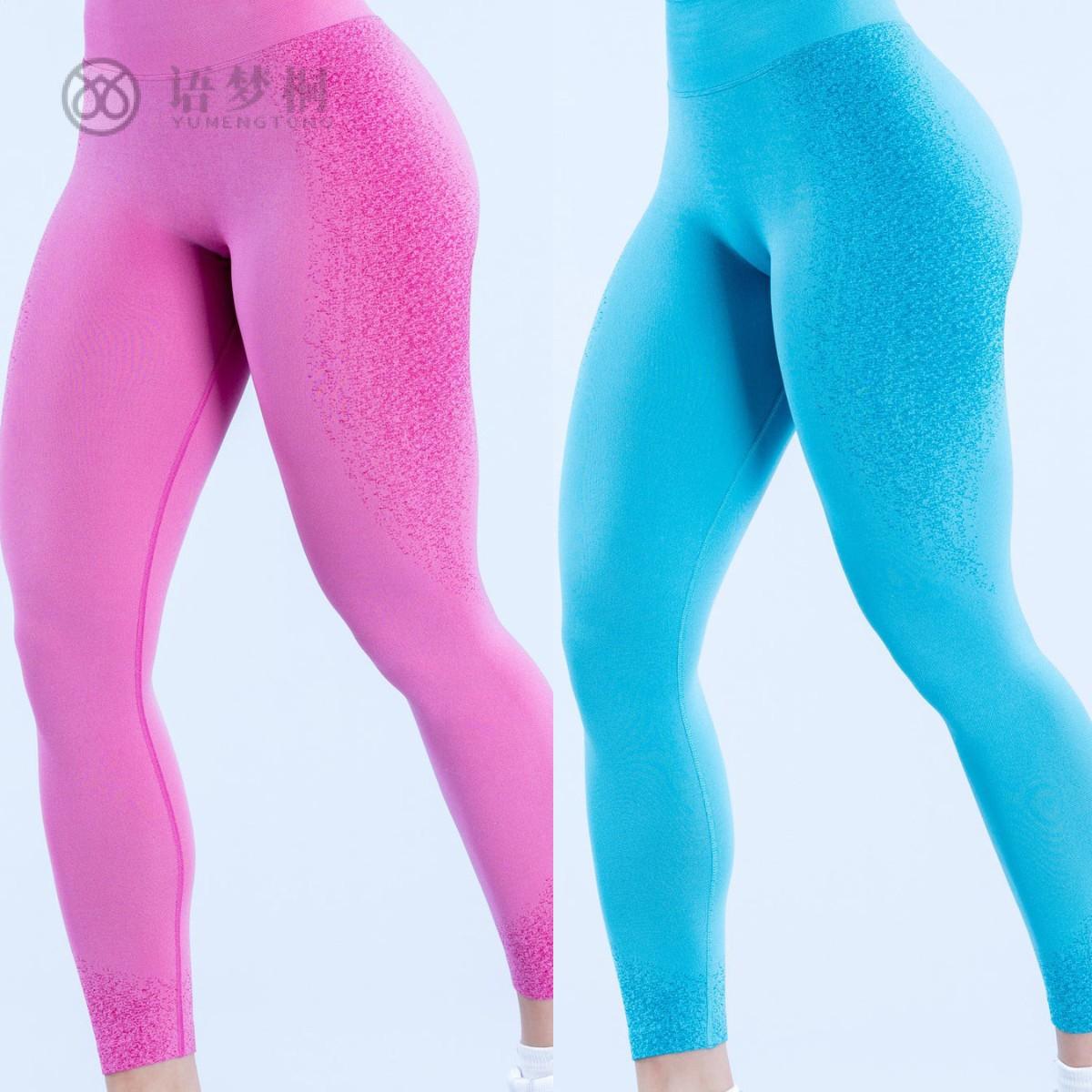 消光缝瑜伽裤蜜桃臀尴尬线紧身裤