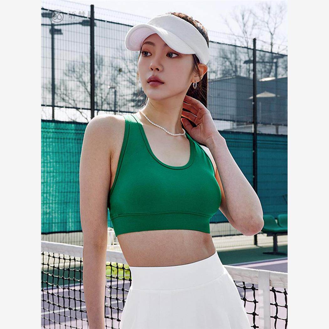 2024新款运动文胸可外穿防震高强度跑步健身透气背心式运动内衣