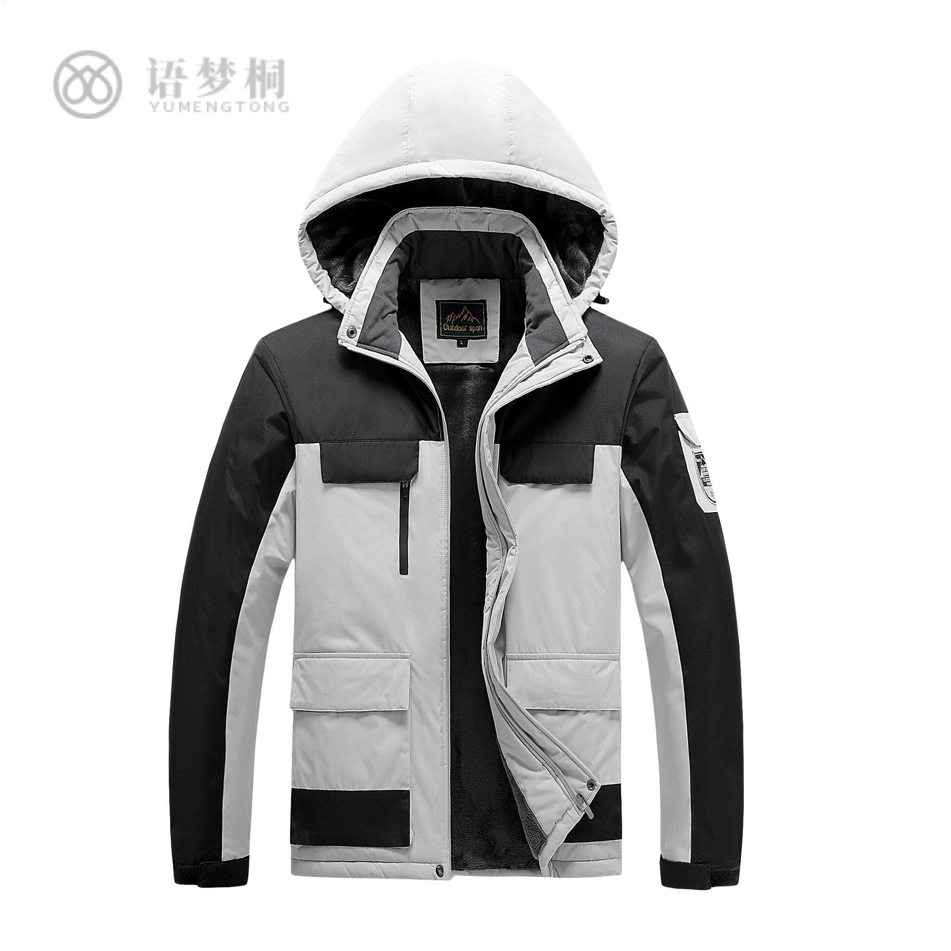 2025新款韩版男女户外冲锋衣情侣户外棉衣防风防水保暖登山服